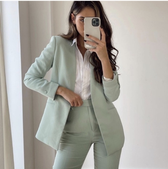 Zara belted blazer jacket - Picture 4 of 15